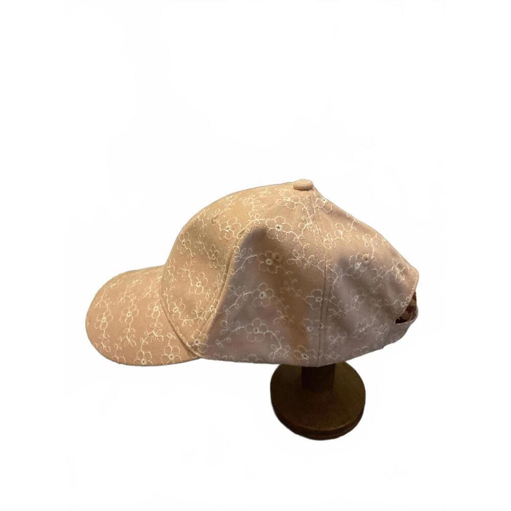 We Care Floral Embroidered Cap - Light Pink - Picture 3 of 8